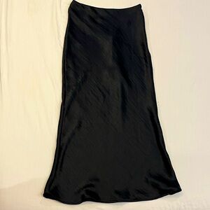 Topshop Black Maxi Skirt